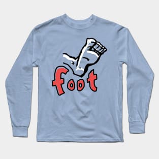 Foot Long Sleeve T-Shirt